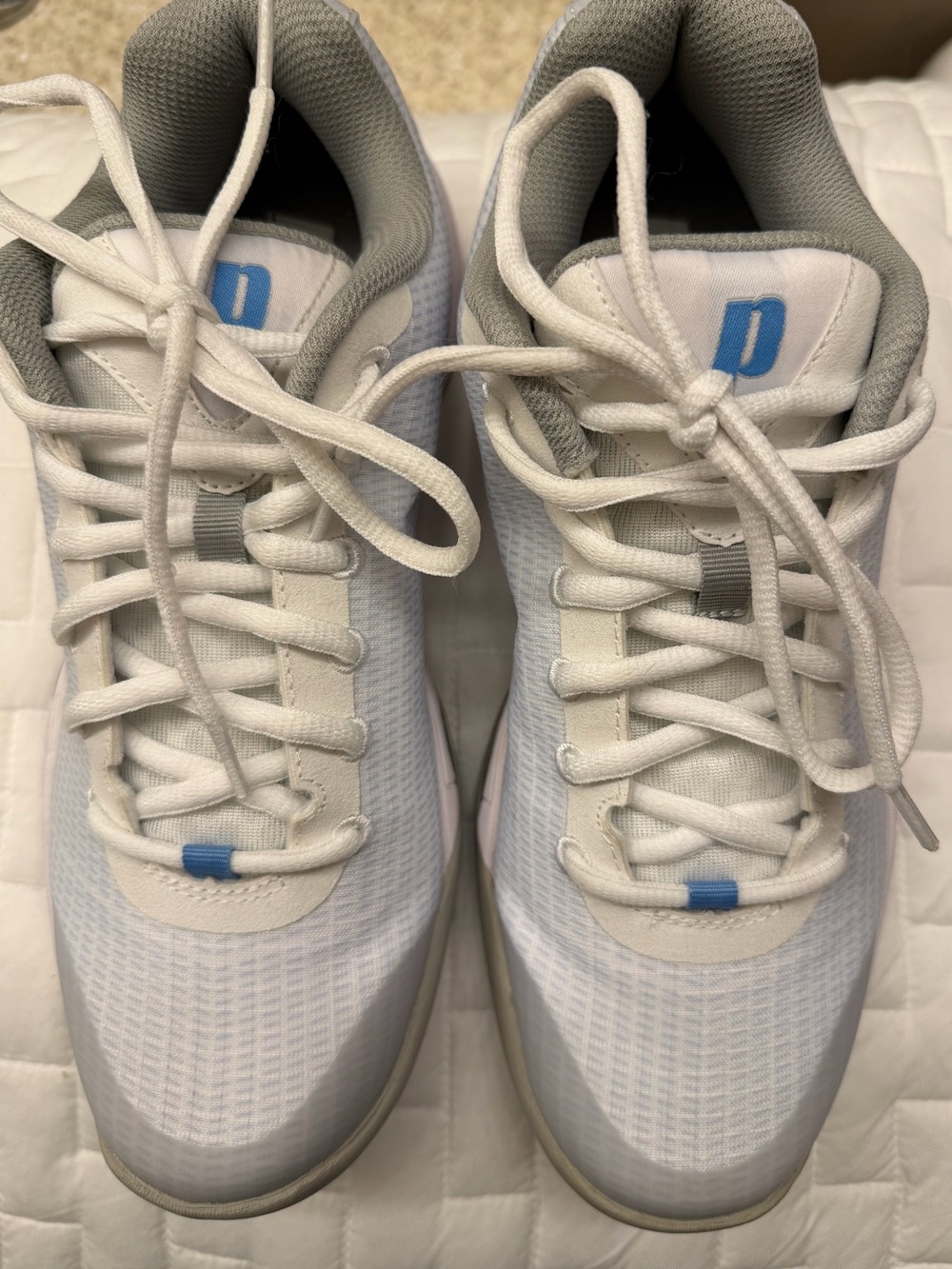 Prince Gray and White Athletic Shoe Insole size 9 women’s
